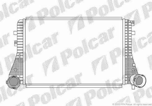 Polcar 9513J81X - Интеркулер autozip.com.ua