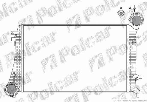 Polcar 9513J8-3 - Интеркулер autozip.com.ua