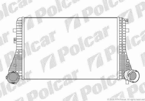 Polcar 9513J8-2 - Интеркулер autozip.com.ua