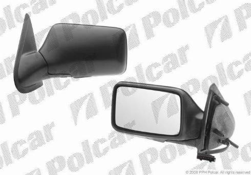 Polcar 9538524E - Дзеркальне скло, зовнішнє дзеркало autozip.com.ua
