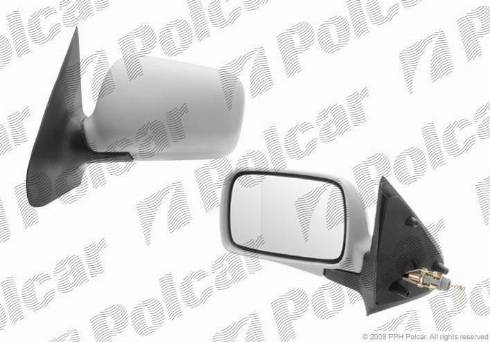 Polcar 9524512E - Зовнішнє дзеркало autozip.com.ua