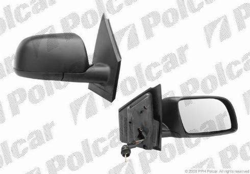 Polcar 9526522M - Зовнішнє дзеркало autozip.com.ua