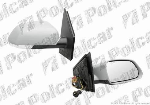Polcar 9527522M - Зовнішнє дзеркало autozip.com.ua