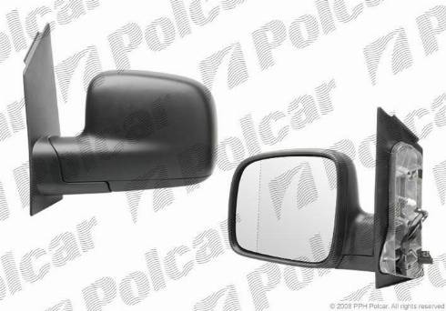 Polcar 9575514M - Зовнішнє дзеркало autozip.com.ua