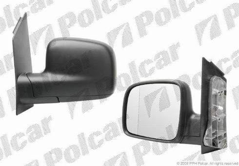 Polcar 957551-M - Зовнішнє дзеркало autozip.com.ua