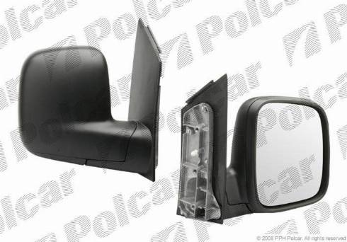 Polcar 957552-M - Зовнішнє дзеркало autozip.com.ua