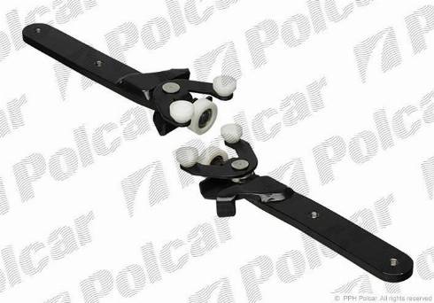 Polcar 9575Z-72 - Напрямна ролика, зсувні двері autozip.com.ua