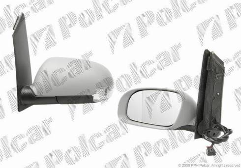 Polcar 9578514M - Зовнішнє дзеркало autozip.com.ua
