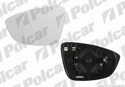 Polcar 95D1544M - Дзеркальне скло autozip.com.ua