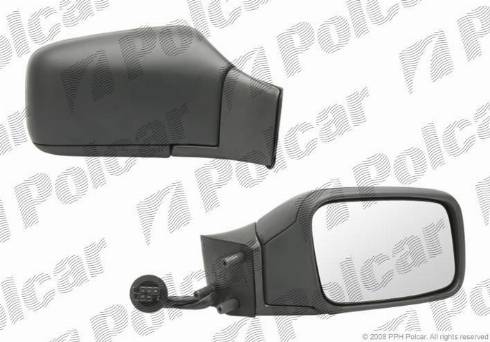 Polcar 9085524M - Зовнішнє дзеркало autozip.com.ua