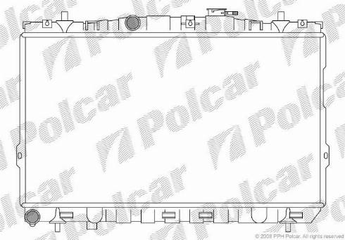 Polcar 401308-1 - Радіатор, охолодження двигуна autozip.com.ua