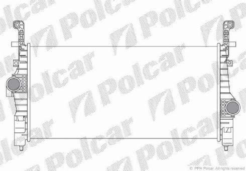 Polcar 4026J81X - Интеркулер autozip.com.ua