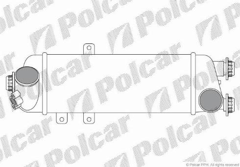 Polcar 4114J8-1 - Интеркулер autozip.com.ua