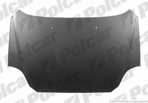 Polcar 411603 - Капот двигуна autozip.com.ua