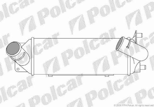 Polcar 4207J82X - Интеркулер autozip.com.ua