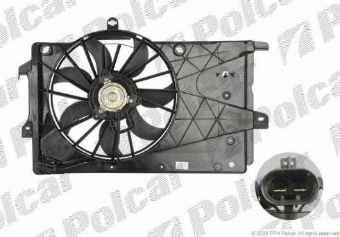 Polcar 555923W1 - Вентилятор, охолодження двигуна autozip.com.ua