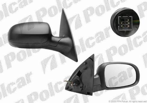Polcar 555652-E - Зовнішнє дзеркало autozip.com.ua