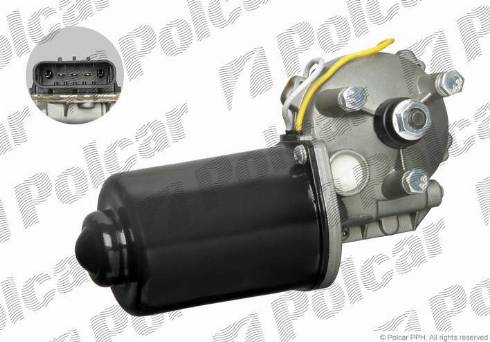 Polcar 5556SWP1 - Двигун склоочисника autozip.com.ua