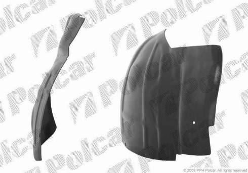 Polcar 5509FP-1 - Обшивка, колісна ніша autozip.com.ua