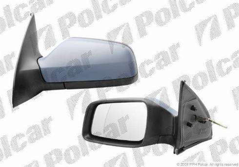 Polcar 5508511M - Зовнішнє дзеркало autozip.com.ua