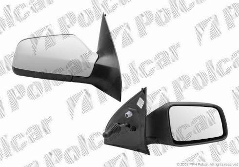 Polcar 5508521M - Зовнішнє дзеркало autozip.com.ua