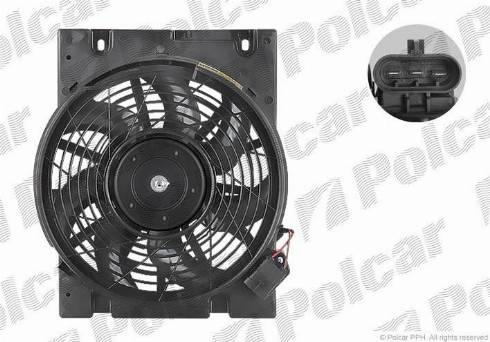Polcar 550823W2 - Вентилятор, охолодження двигуна autozip.com.ua