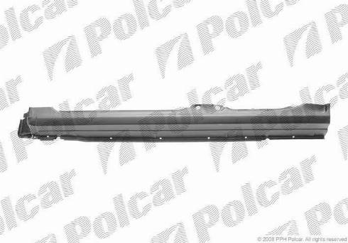 Polcar 550741-1 - Підніжка, накладка порога autozip.com.ua