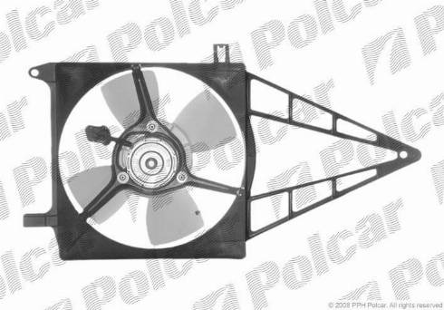 Polcar 550723W1 - Вентилятор, охолодження двигуна autozip.com.ua