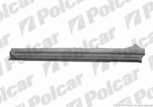 Polcar 551641 - Підніжка, накладка порога autozip.com.ua