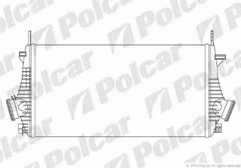 Polcar 5520J8-1 - Интеркулер autozip.com.ua