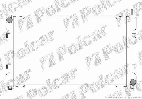 Polcar 5053081X - Радіатор, охолодження двигуна autozip.com.ua