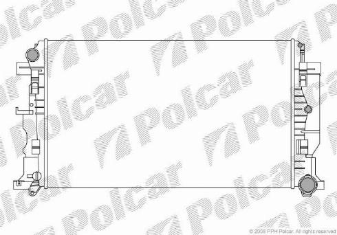 Polcar 5065084X - Радіатор, охолодження двигуна autozip.com.ua