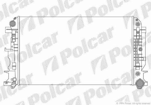 Polcar 506508-2 - Радіатор, охолодження двигуна autozip.com.ua