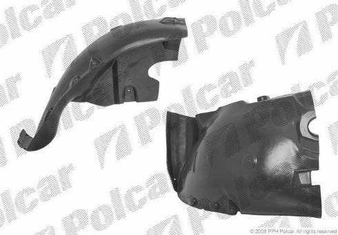 Polcar 5065FP-1 - Обшивка, колісна ніша autozip.com.ua