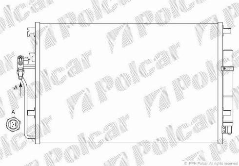 Polcar 5065K81X - Конденсатор, кондиціонер autozip.com.ua