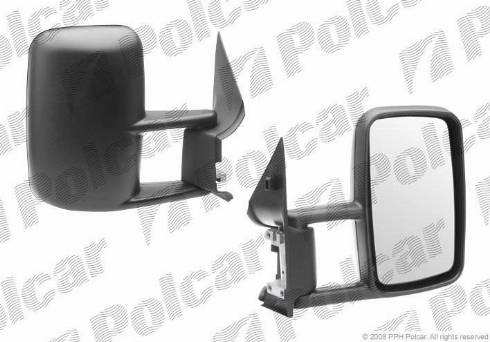 Polcar 506252-M - Зовнішнє дзеркало autozip.com.ua