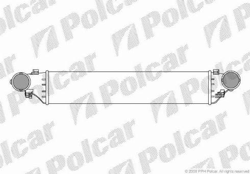 Polcar 5003J83X - Интеркулер autozip.com.ua