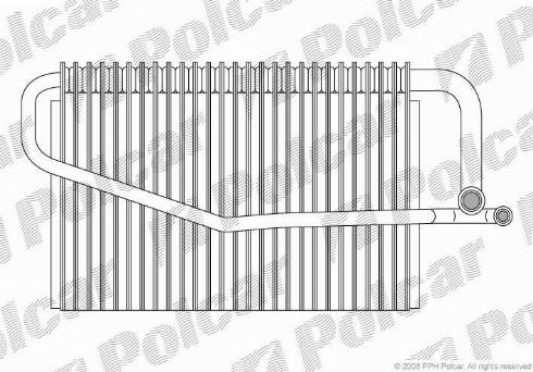 Polcar 5003P8-1 - Випарник, кондиціонер autozip.com.ua