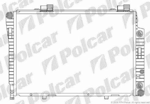 Polcar 5002084X - Радіатор, охолодження двигуна autozip.com.ua