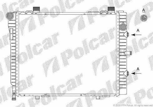 Polcar 5002086X - Радіатор, охолодження двигуна autozip.com.ua