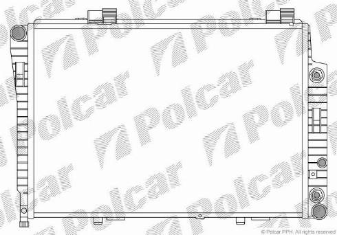 Polcar 5002082X - Радіатор, охолодження двигуна autozip.com.ua