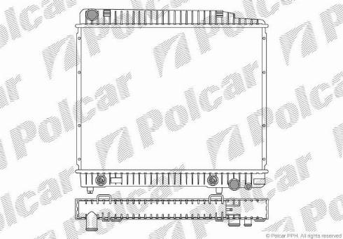 Polcar 5026082X - Радіатор, охолодження двигуна autozip.com.ua