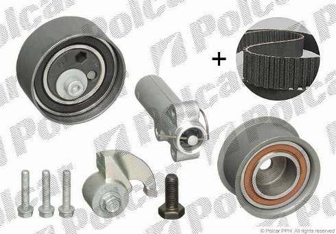 Polcar 530017910 - Комплект ременя ГРМ autozip.com.ua