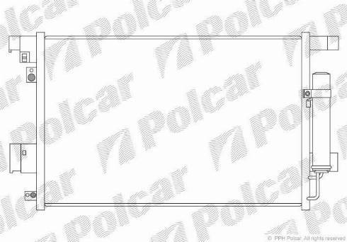 Polcar 5266K81K - Конденсатор, кондиціонер autozip.com.ua