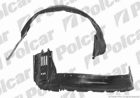 Polcar 5275FL-1 - Обшивка, колісна ніша autozip.com.ua