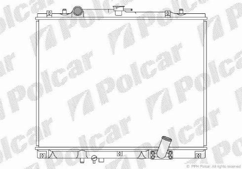 Polcar 527308-3 - Радіатор, охолодження двигуна autozip.com.ua