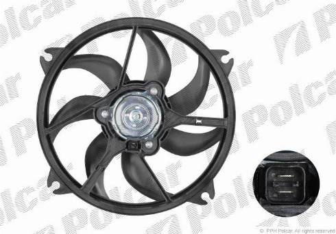 Polcar 574723W3 - Вентилятор, охолодження двигуна autozip.com.ua