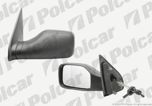 Polcar 5706513M - Зовнішнє дзеркало autozip.com.ua