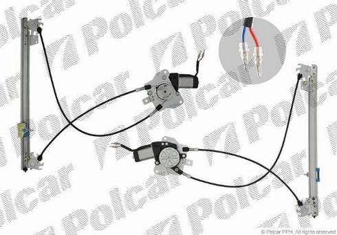 Polcar 5708PSE4 - Підйомний пристрій для вікон autozip.com.ua