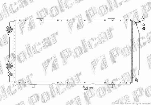 Polcar 570208-2 - Радіатор, охолодження двигуна autozip.com.ua